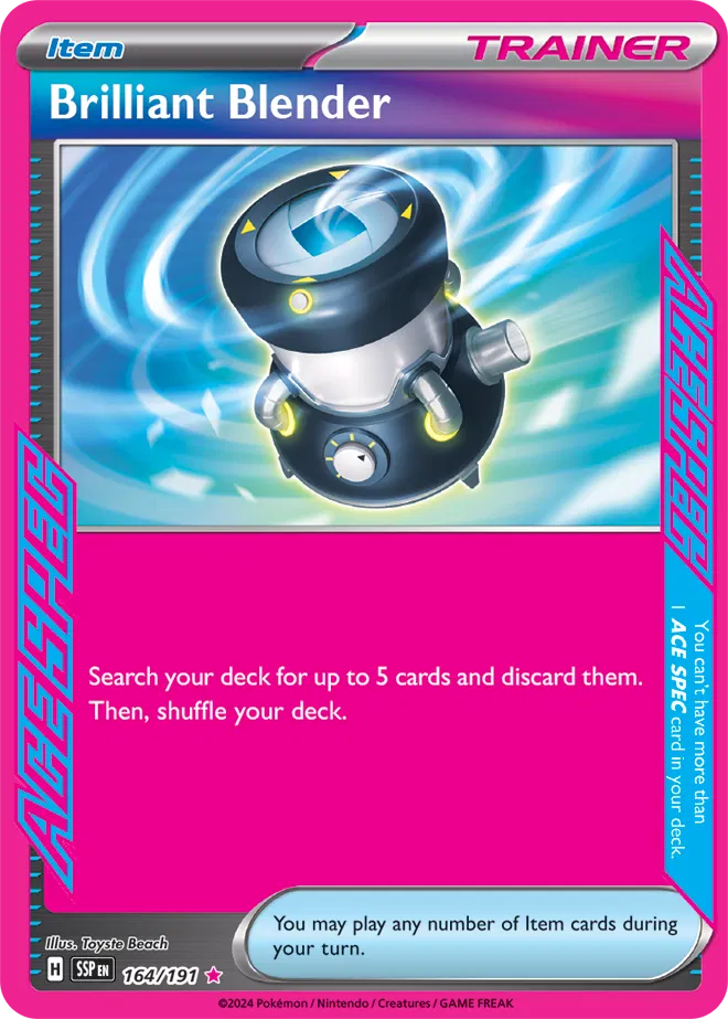 Brilliant Blender 164/191 Sv08: Surging Sparks Holo for sale